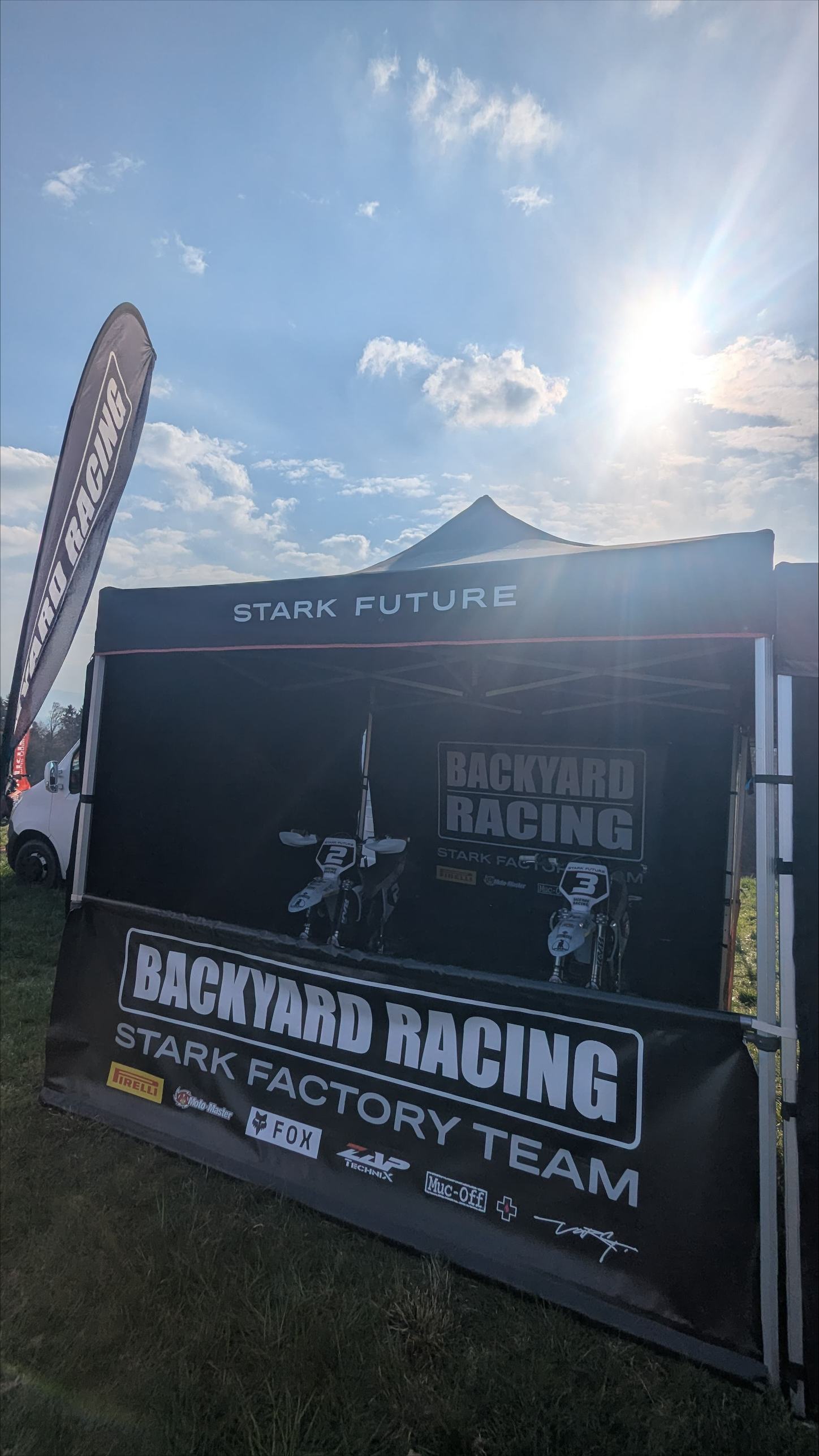 Backyard Racing STARK tent