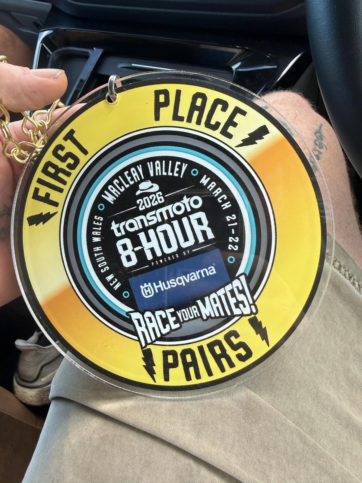 First Place trophy